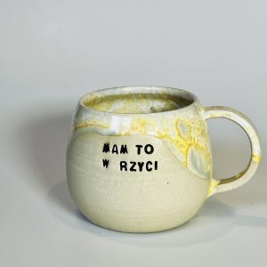 Kubek „Mam to w rzyci / Nie zesraj się” – 375 ml