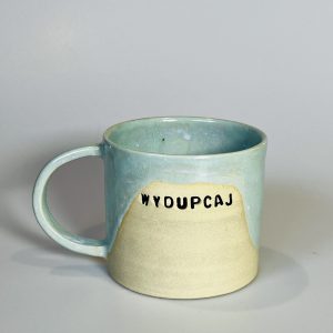 Kubek „Wydupucaj” – miętowy – 280 ml